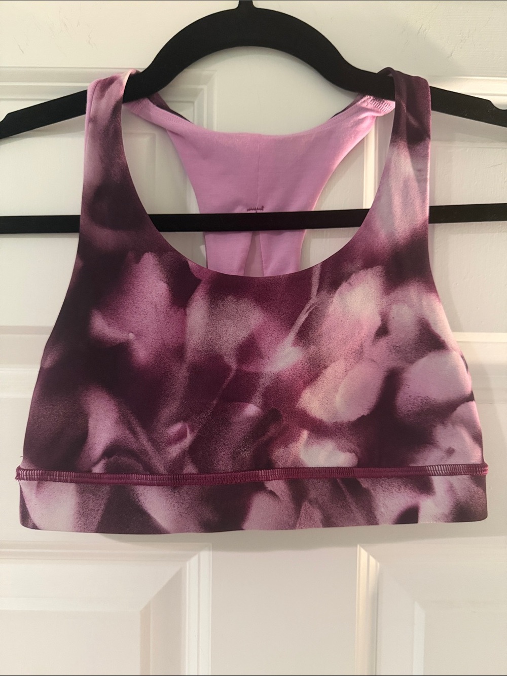 lululemon athletica Purple Tie-Dye Racerback Sports Bra